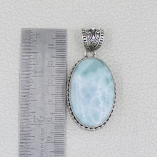 925 Sterling Silver Designer Larimar Pendant