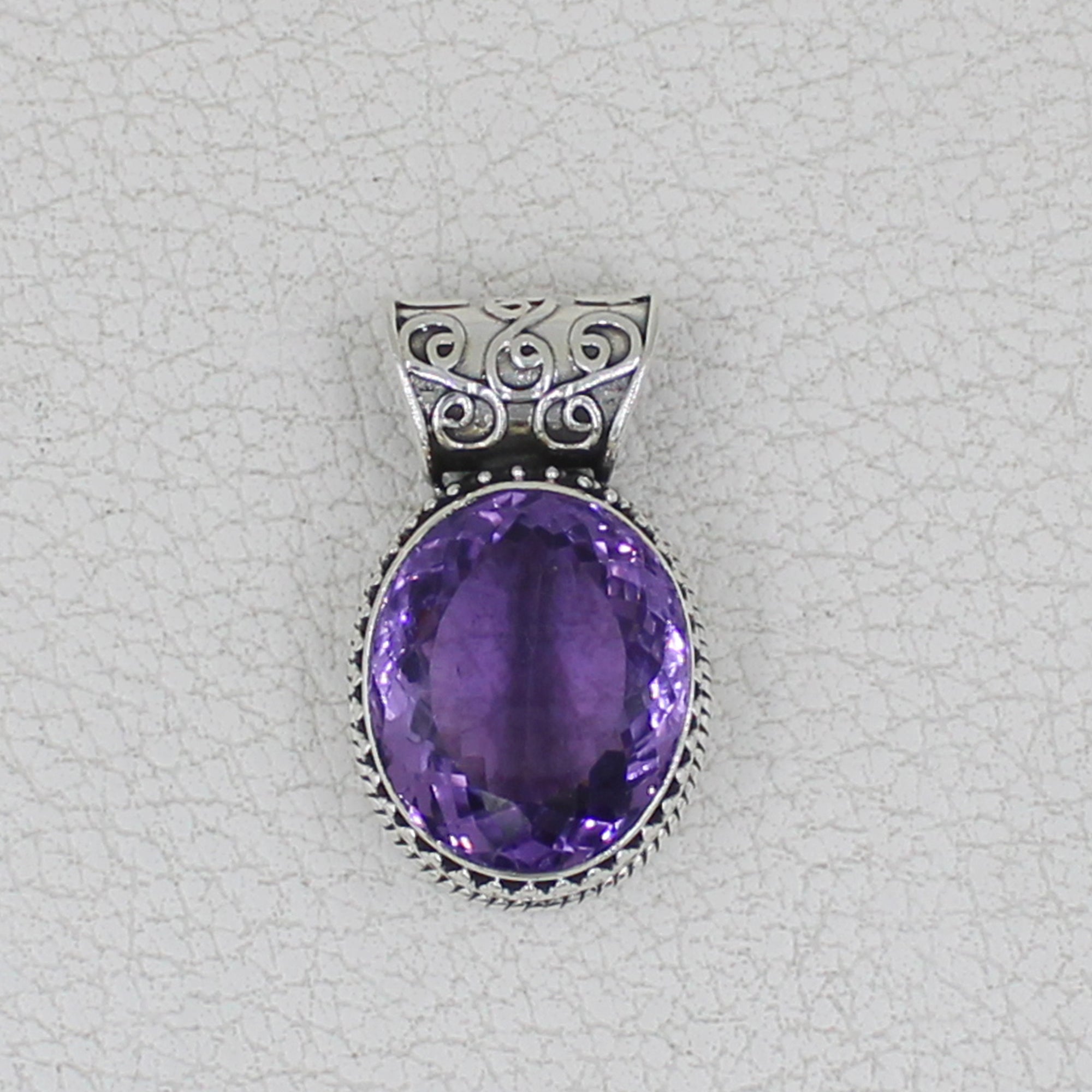Stunning Rich Color Amethyst Pendant