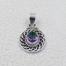 Mystic Quartz Sterling Silver Pendant