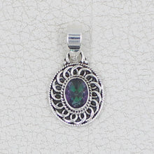 Mystic Quartz Sterling Silver Pendant