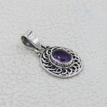 Amethyst Sterling Silver Pendant