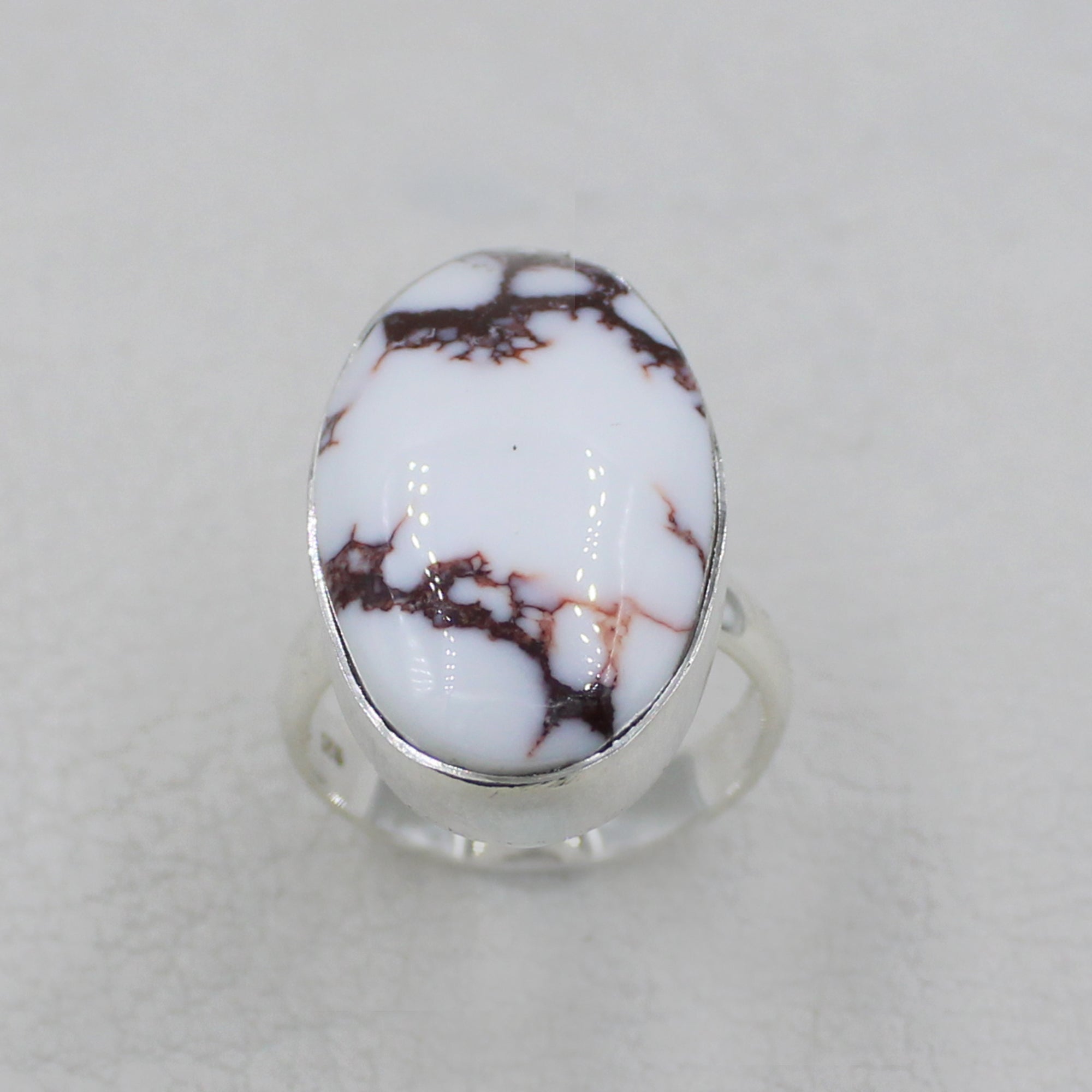925 Sterling Silver Wild Horse Jasper Ring