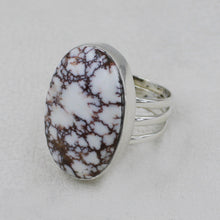 Wild Horse Jasper Silver Unisex Ring