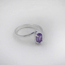 Minimalist Amethyst Engagement Ring