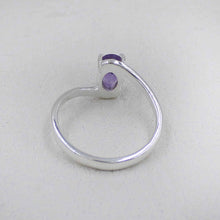 Minimalist Amethyst Engagement Ring