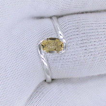 Minimalist Citrine Engagement Ring