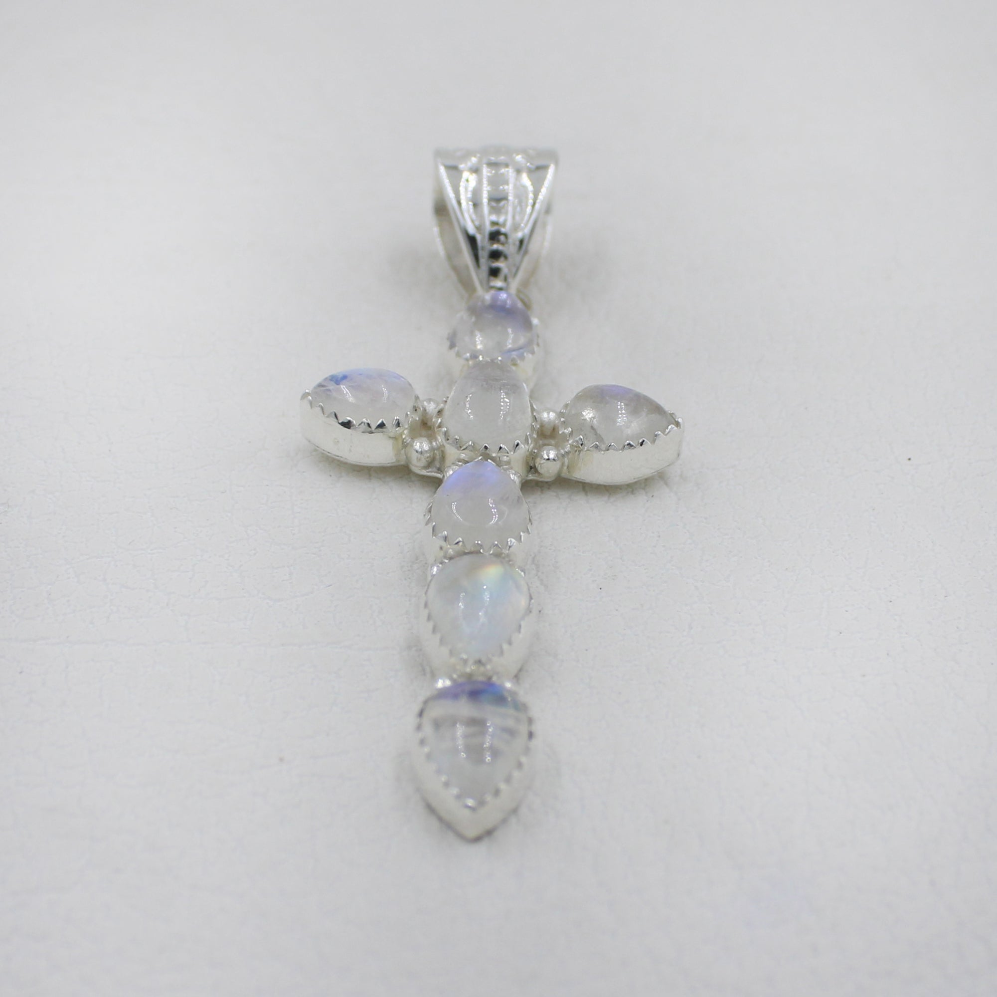 Moonstone Sterling Silver Cross Jewelry