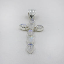 Moonstone Sterling Silver Cross Jewelry