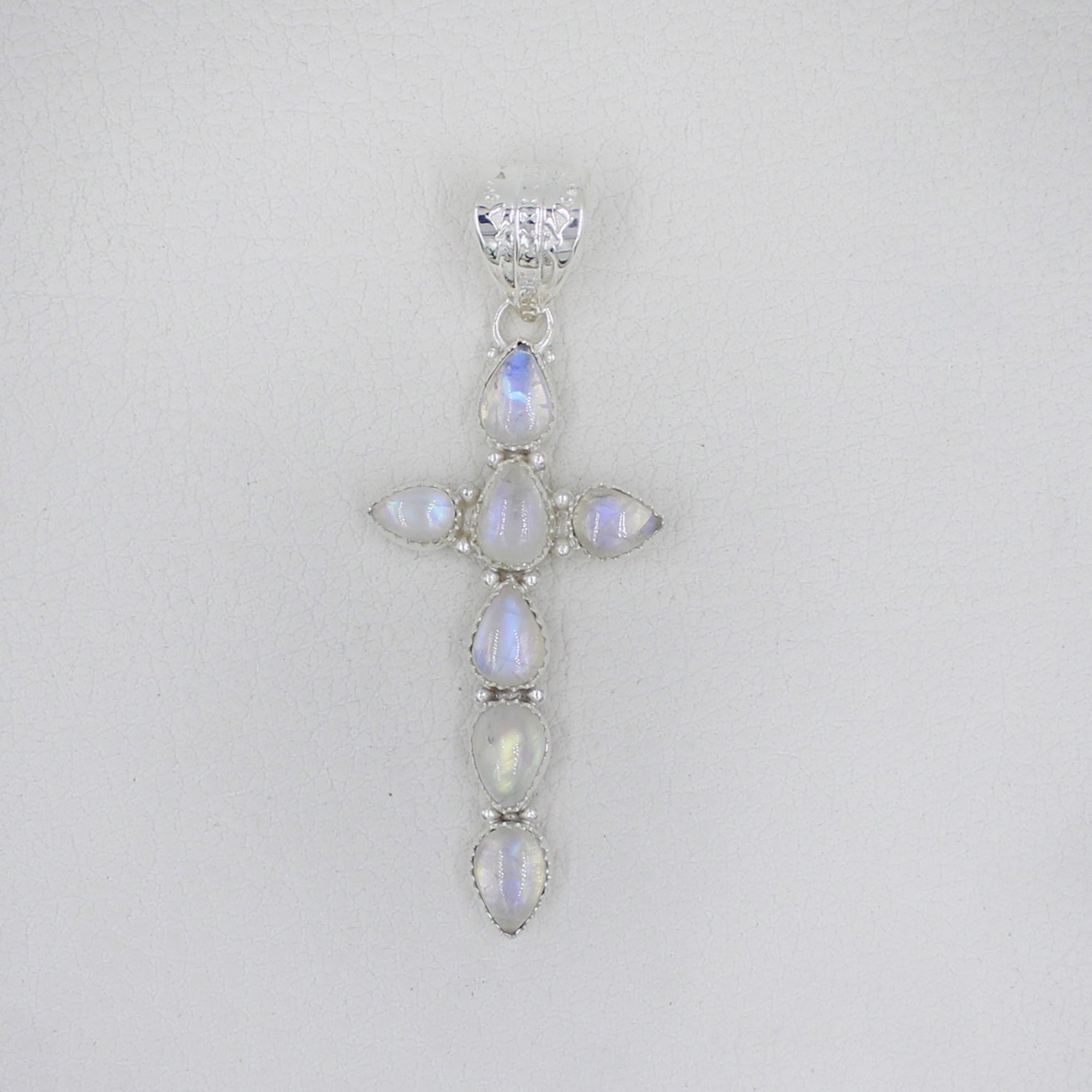Moonstone Sterling Silver Cross Jewelry