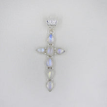 Moonstone Sterling Silver Cross Jewelry