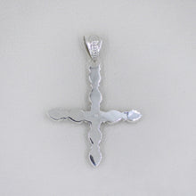 925 Sterling Silver Moonstone Cross Pendant