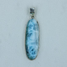Blue Larimar Pendant - 925 Silver Jewelry
