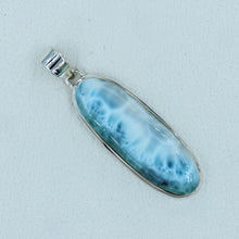 Blue Larimar Pendant - 925 Silver Jewelry