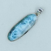 Blue Larimar Pendant - 925 Silver Jewelry