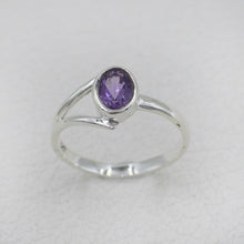 Sterling Silver Amethyst Ring for Women