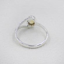 Citrine Gemstone Silver Ring