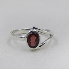 Sterling Silver Garnet Ring for Women