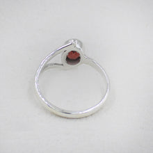 Sterling Silver Garnet Ring for Women