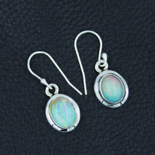 Vibrant Eithiopian Opal Dangle Earrings For Women