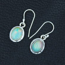 Vibrant Eithiopian Opal Dangle Earrings For Women