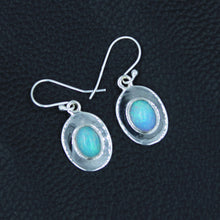 Firey Opal Ethiopian Opal Dangle Earrings