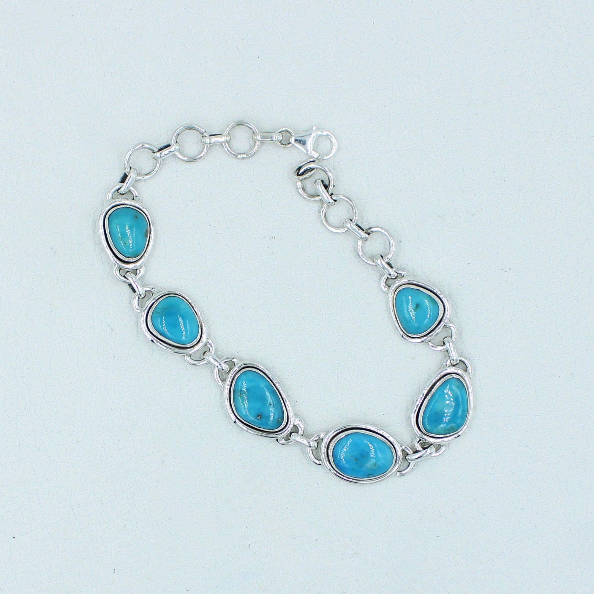 Mexican Turquoise Sterling Silver Bracelets