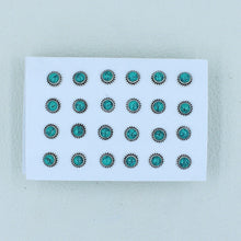 12 Pcs Turquoise Studs Jewelry