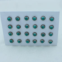 12 Pcs Turquoise Studs Jewelry