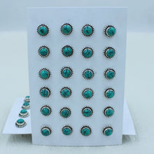 12 Pcs Turquoise Studs Jewelry