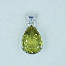 Lemon Quartz 925 Sterling Silver Pendant
