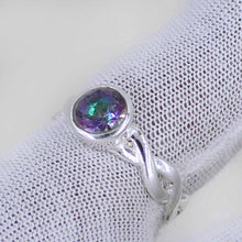 Mystic Quartz Sterling Silver Ring