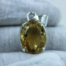 Gorgeous Cut Citrine Pendant - November Birthstone