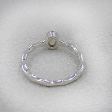 Artisan Sterling Citrine Oval Stone Ring