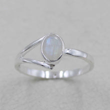925 Sterling Silver Moonstone Ring