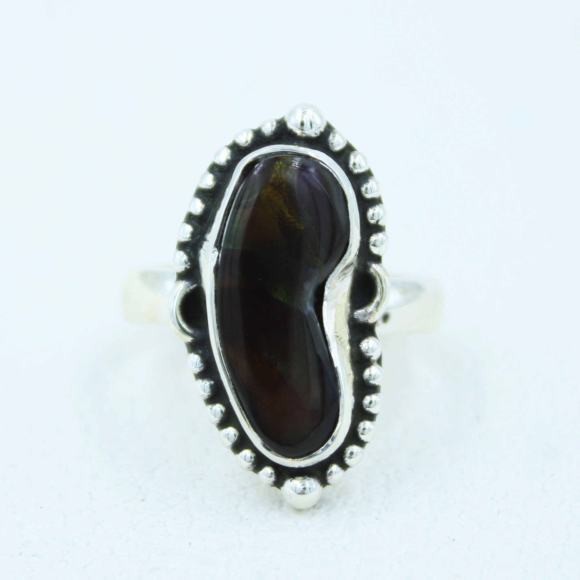 Mexican Fire Agate Sterling Silver Ring