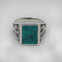 Eagle Men's Ring - Turquoise Silver Jewelry