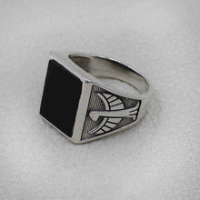Black Onyx Eagle Men's Ring - Onyx Jewelry