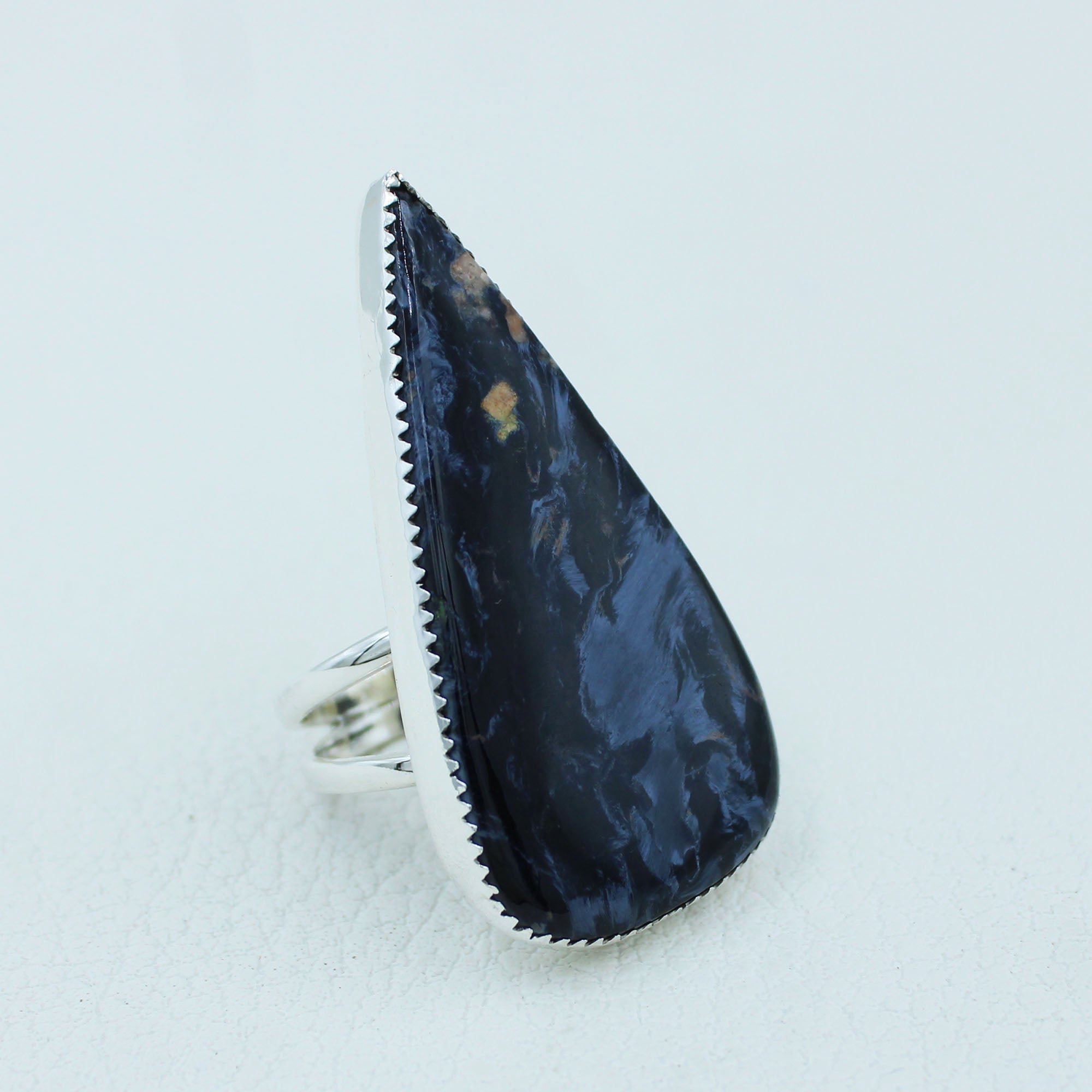 Pietersite Ring in Sterling Silver Size 9