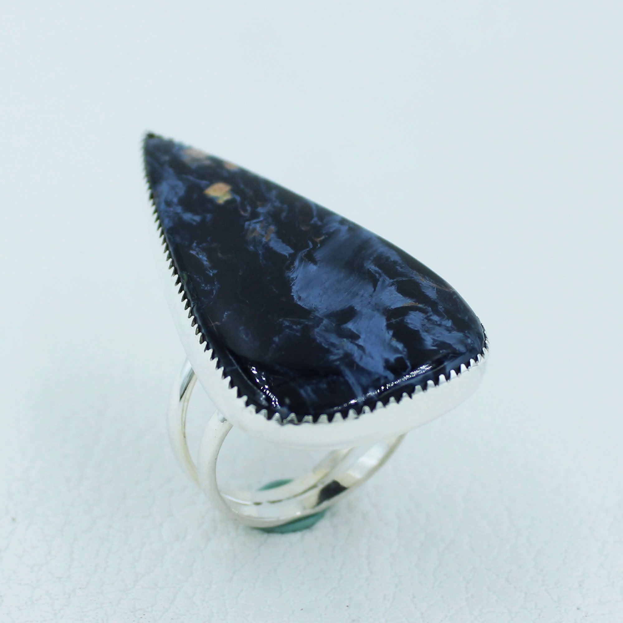 Pietersite Ring in Sterling Silver Size 9