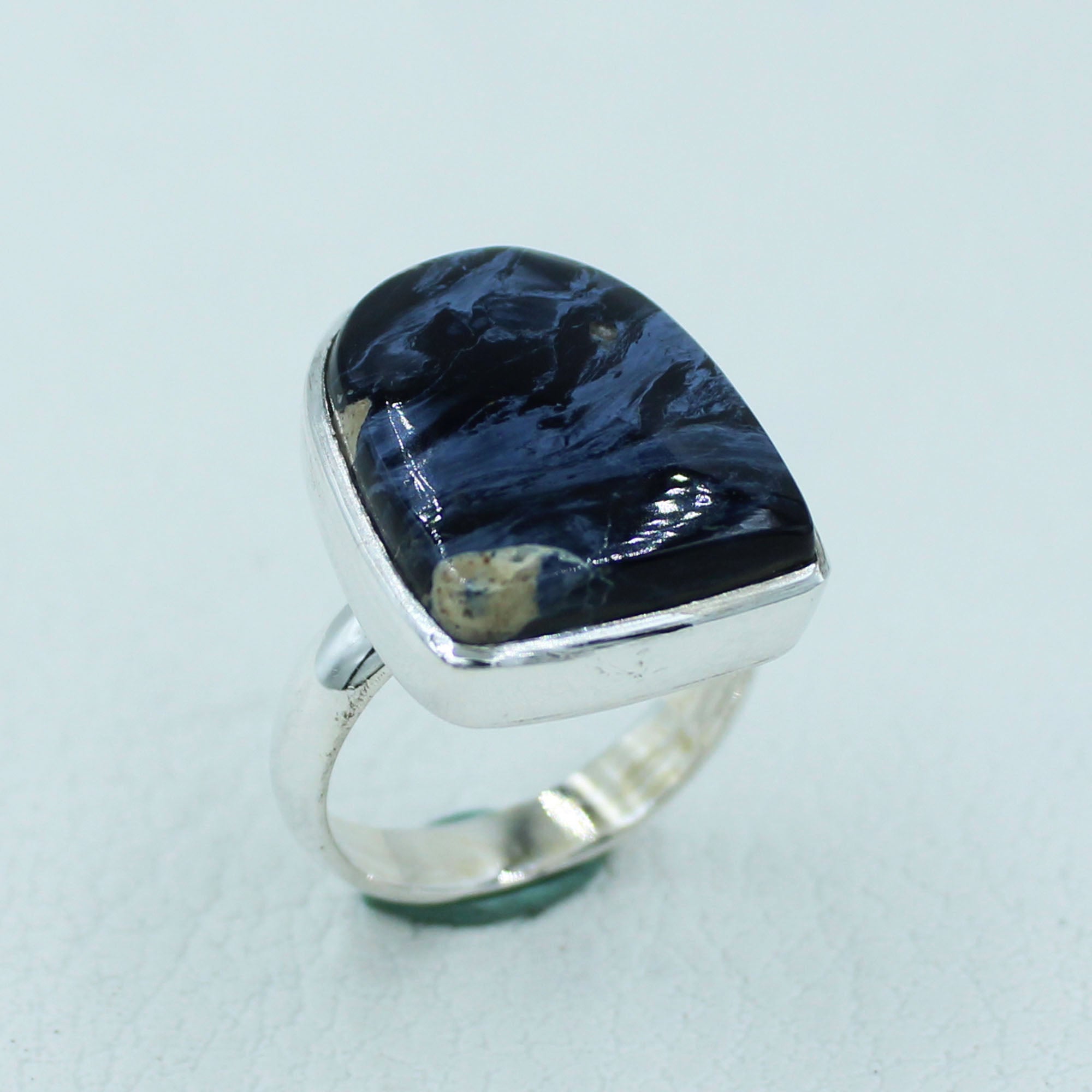 Natural Pietersite Gemstone 925 Silver Ring