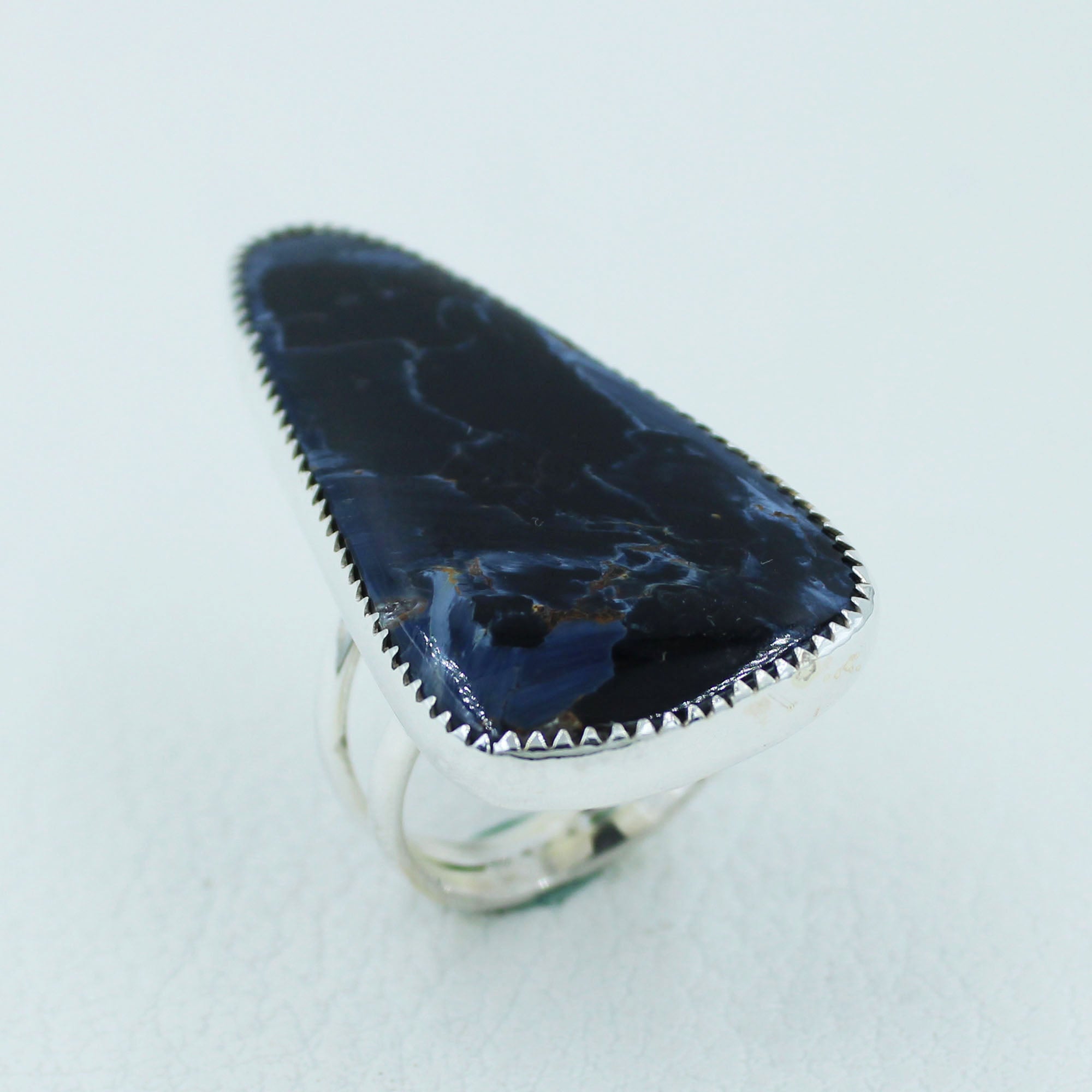 Stunning High Contrast Pietersite Ring - Pietersite Jewelry