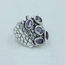 Amethyst Sterling Silver Women's Ring