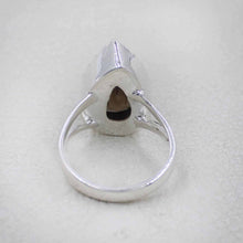 Carved Smoky Quartz Statement Ring