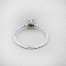 Minimalist Citrine Sterling Silver Ring