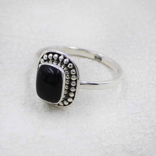 Handcrafted Sterling Silver Ring with Black Onyx