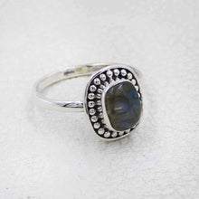 Handcrafted Sterling Silver Ring with Labradorite