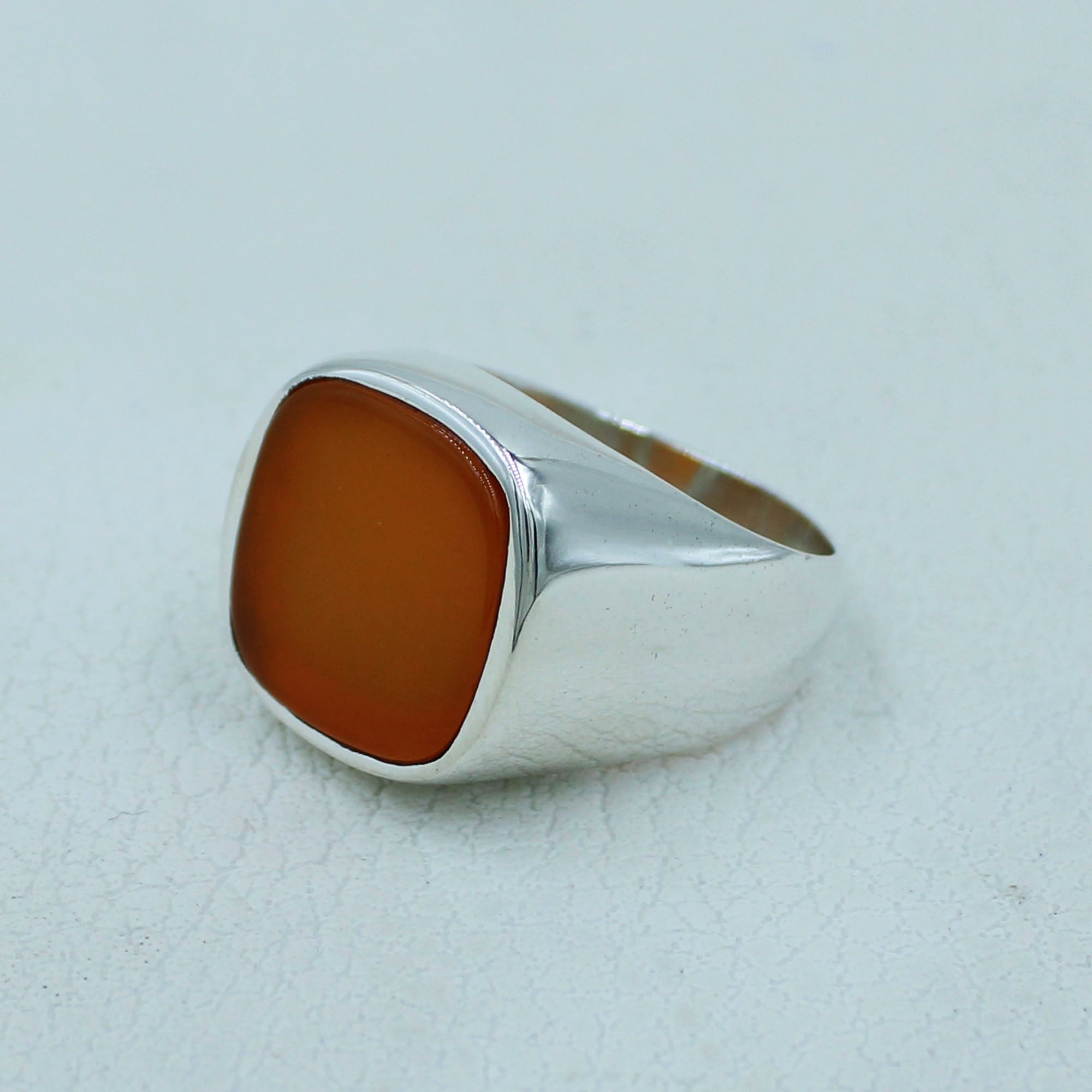 Carnelian 925 Sterling Silver Ring