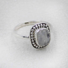 Handcrafted Sterling Silver Ring with Moonstone