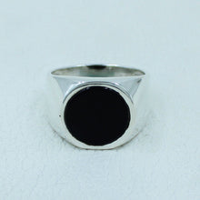 Black Onyx Sterling Silver Ring