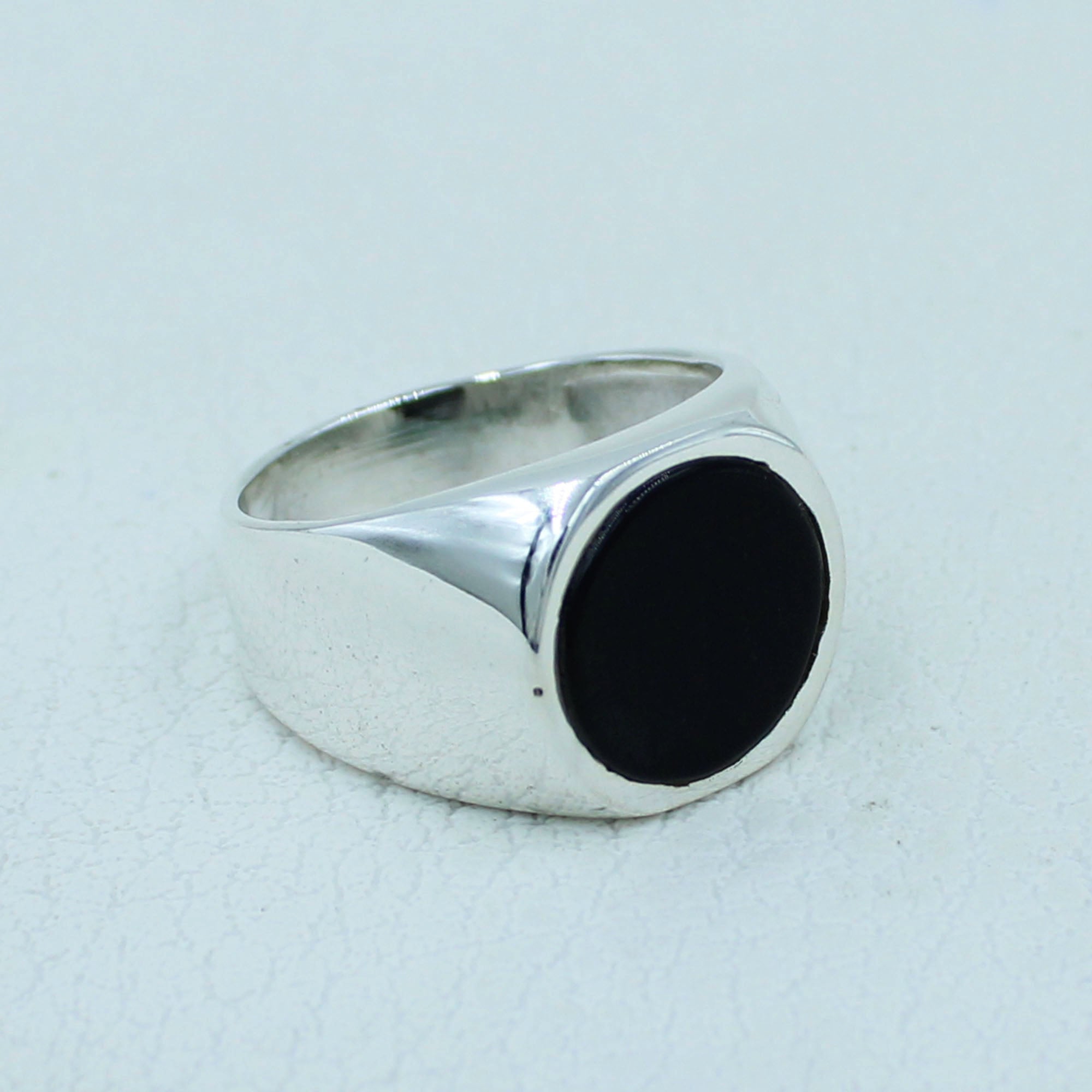 Black Onyx Sterling Silver Ring